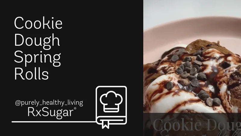 Cookie Dough Spring Rolls by @purely_healthy_living on Instagram