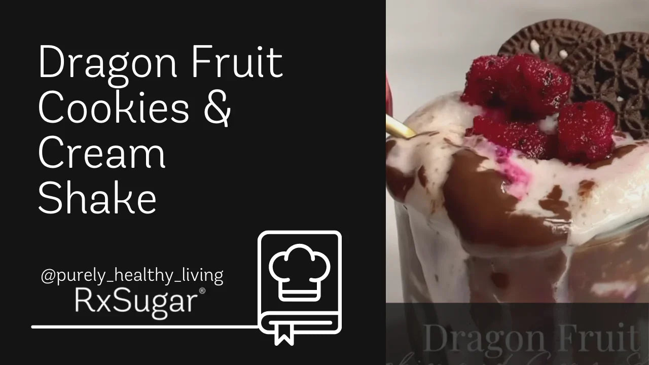 Dragon Fruit Cookies & Cream Shake by @purely_healthy_living on Instagram