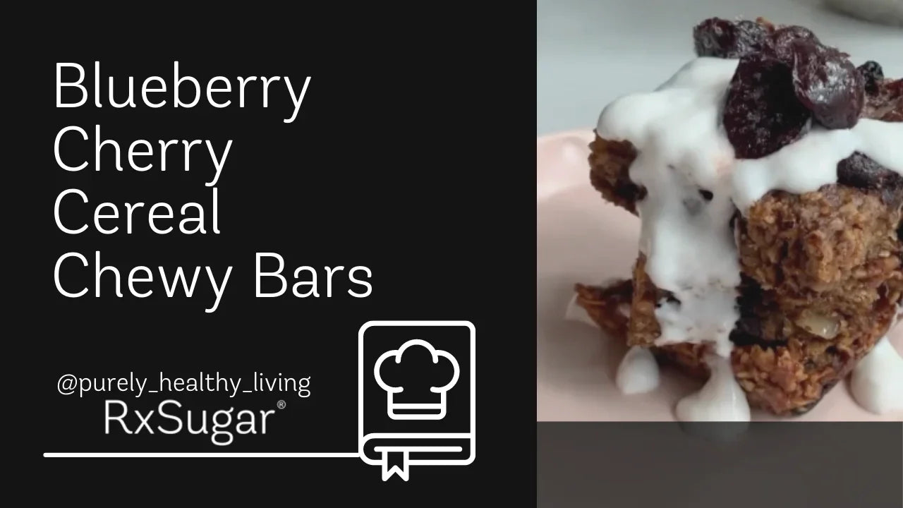 Blueberry Cherry Cereal Chewy Bars by @purely_healthy_living on Instagram