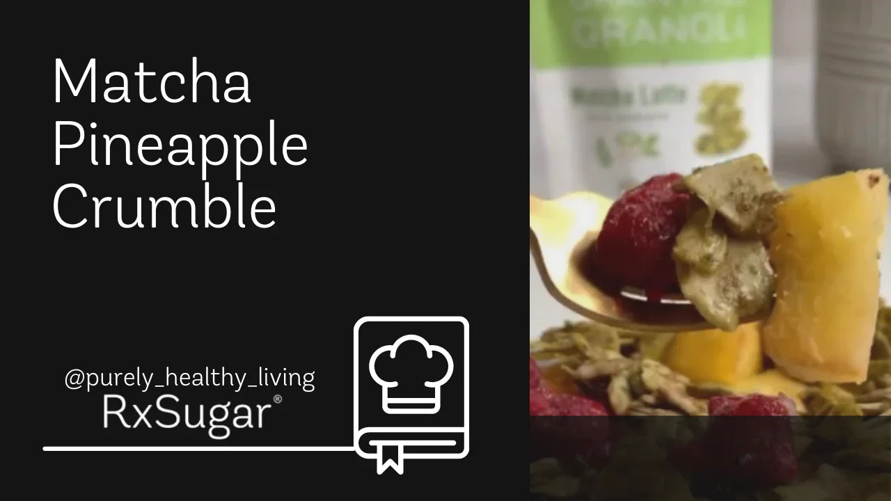 Matcha Pineapple Crumble by @purely_healthy_living on Instagram