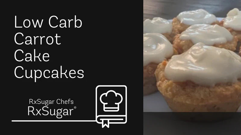 Low Carb Carrot Cake Cupcakes