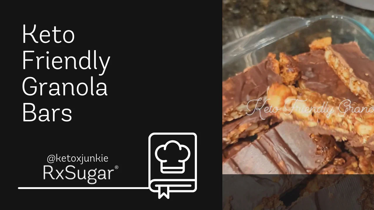 Keto Friendly Granola Bars by @ketoxjunkie on Instagram
