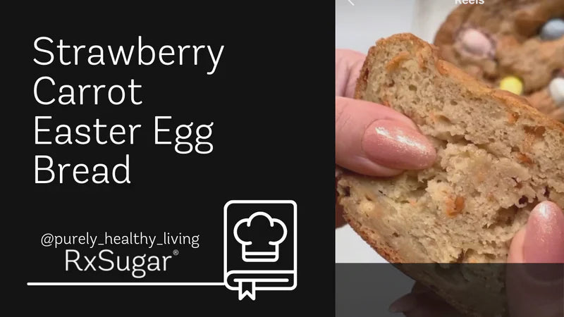 Strawberry Carrot Easter Egg Bread by @purely_healthy_living