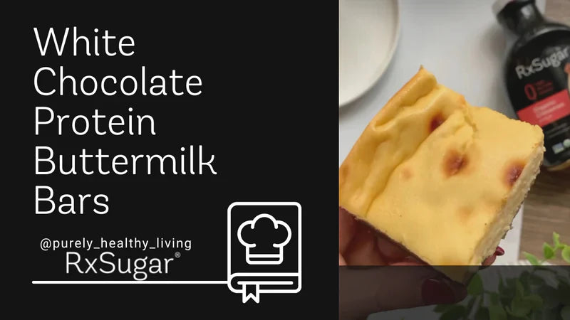 White Chocolate Protein Buttermilk Bars by @purely_healthy_living on Instagram