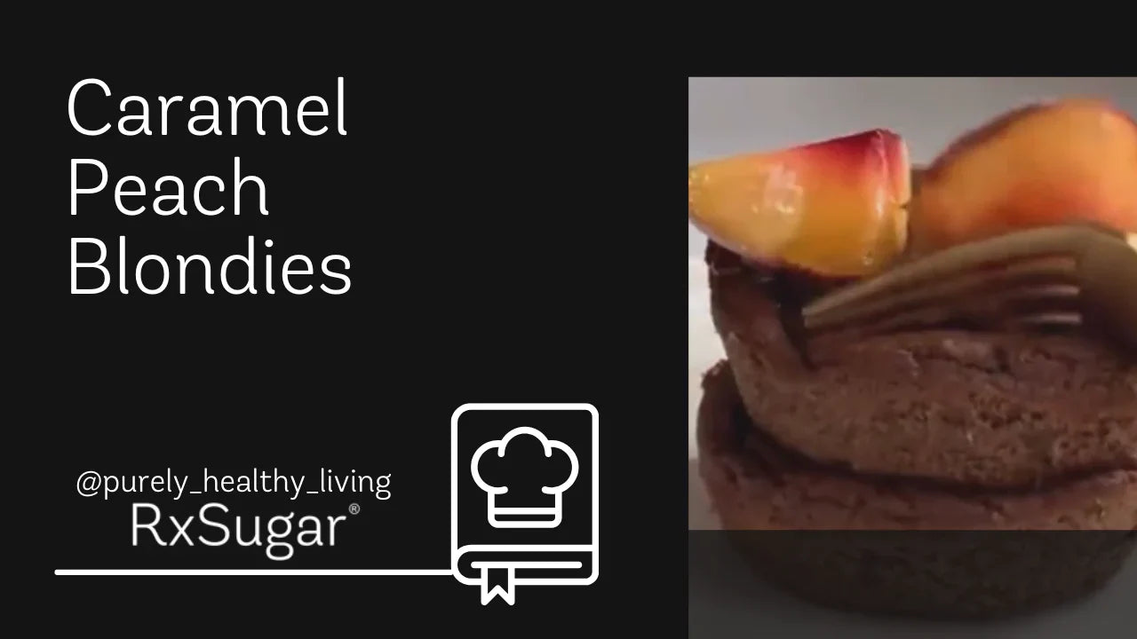 Purely Healthy Living Caramel Peach Blondies