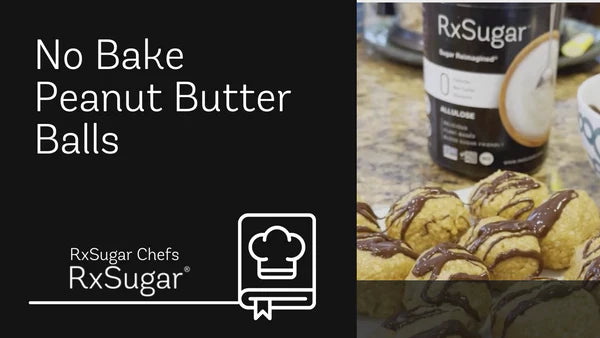 No Bake PB Balls ft. RxSugar Canister