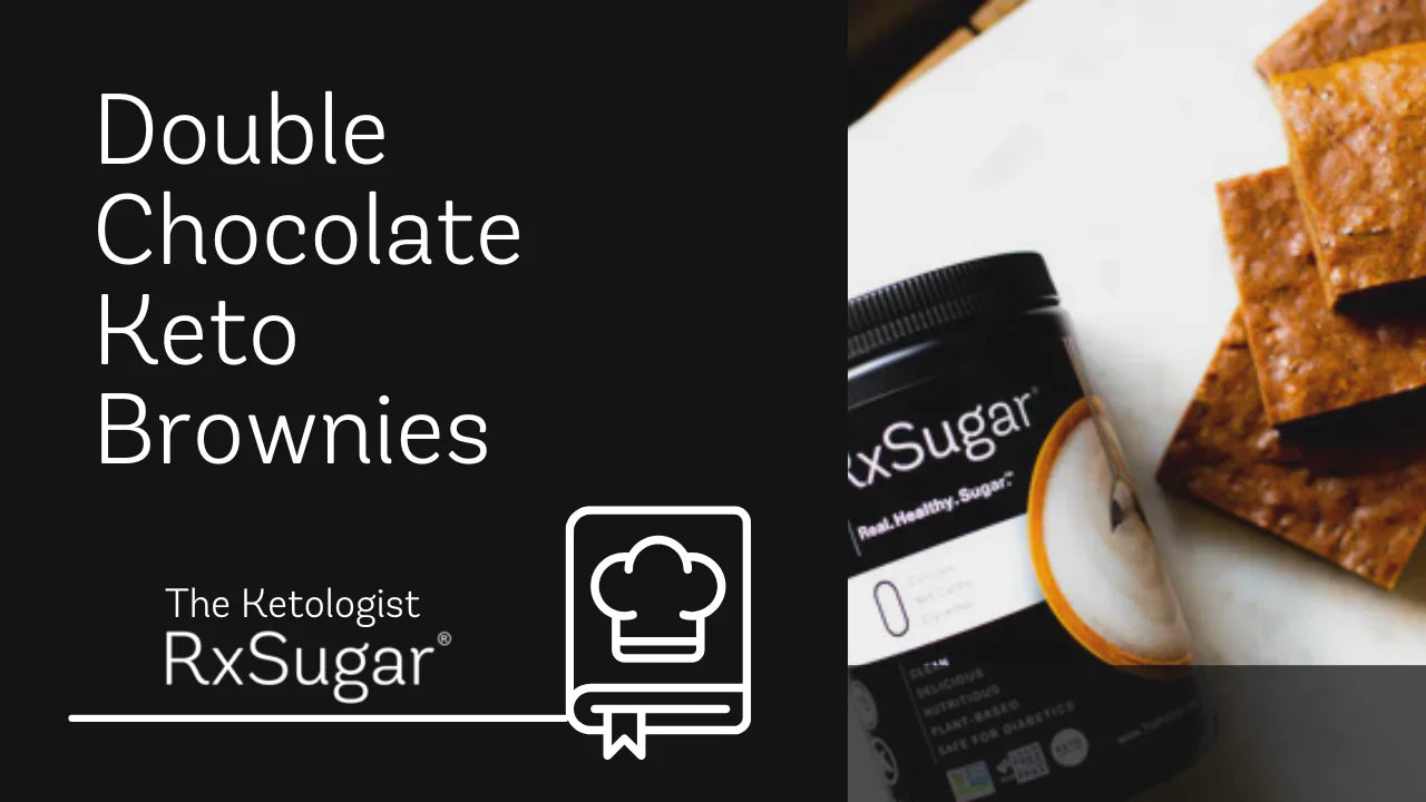 The Ketologist Double Chocolate Keto Brownies Made With RxSugar