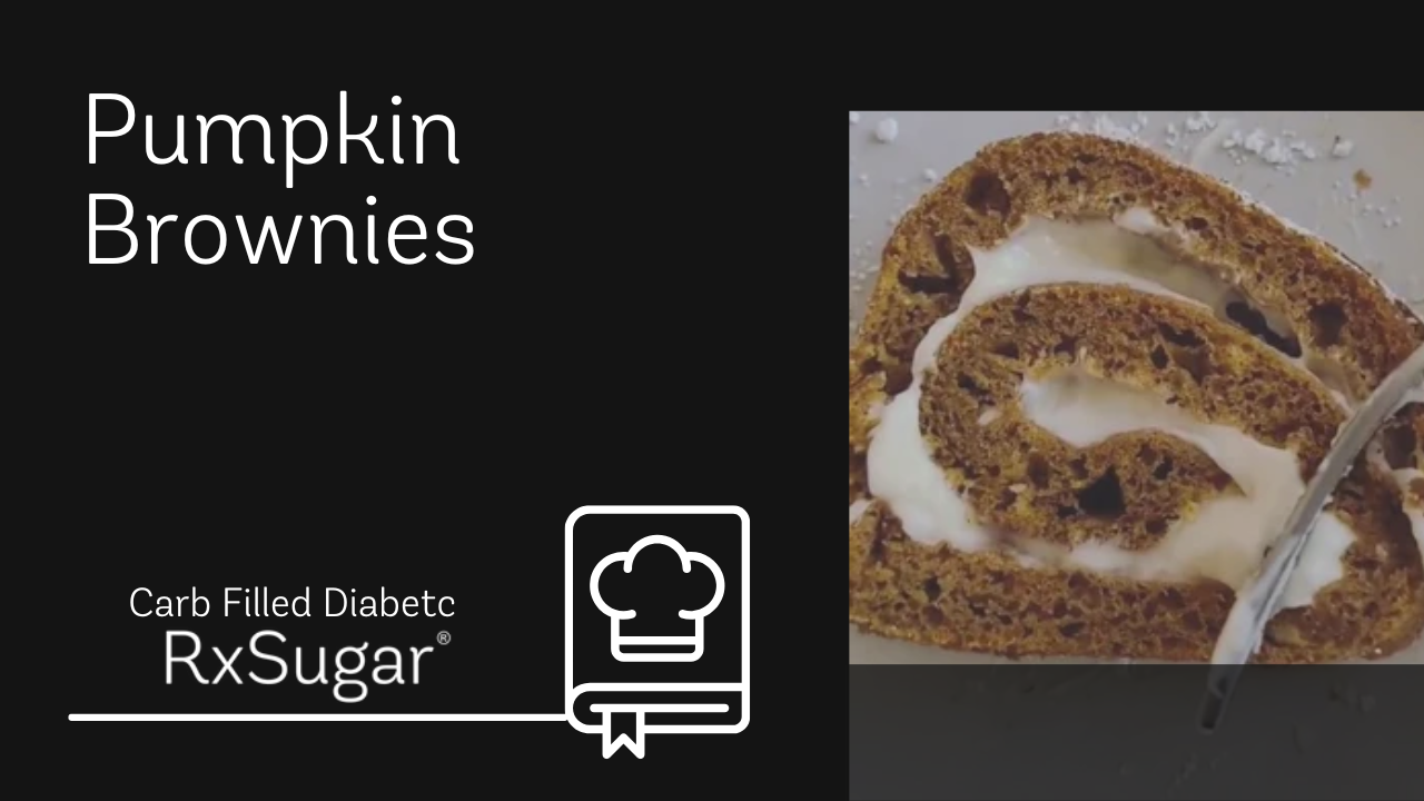 Carb Filled Diabetic's Pumpkin Cream Cheese Roll Recipe