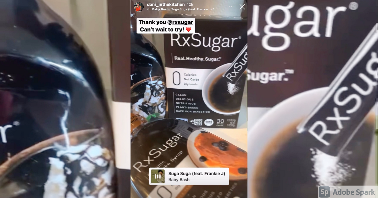 Dani In The Kitchen Loving Her RxSugar Package