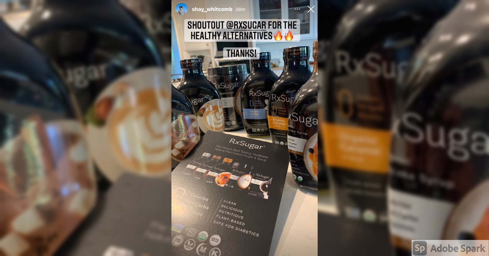 Shay Whitcomb With The Houston Astros Loving His New RxSugar Package