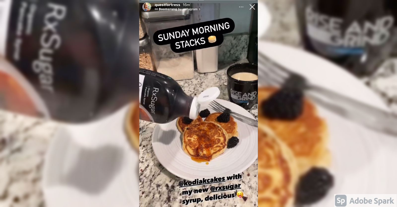 Quest For Tress Loving Her RxSugar Organic Pancake Syrup