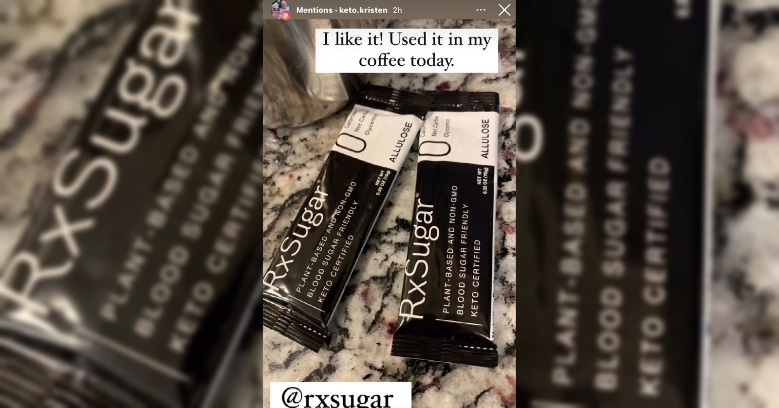 Keto Kristen Taking About Her New RxSugar