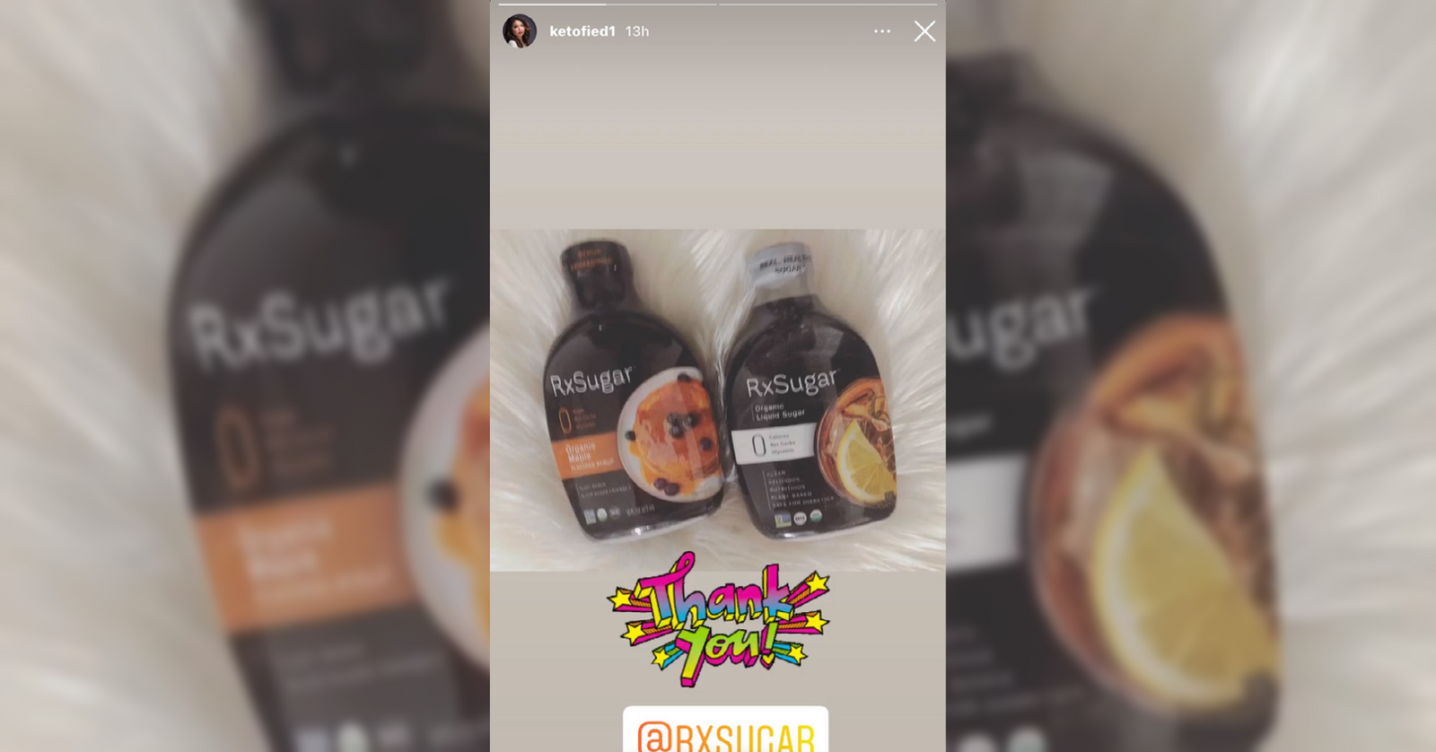 Keto Fied1 Receiving Her RxSugar Package