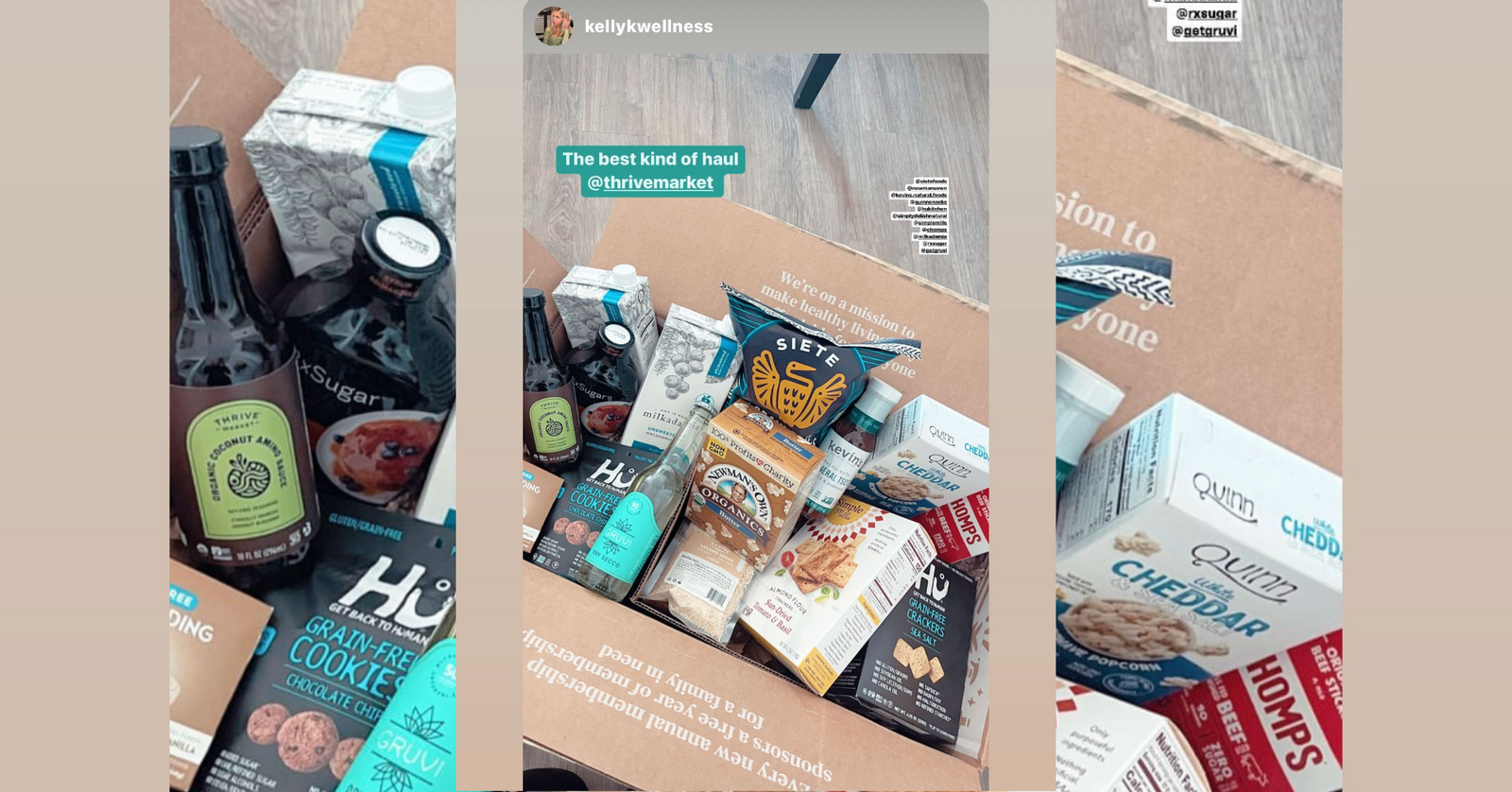 Kelly K Wellness & Her Thrive Market Package!