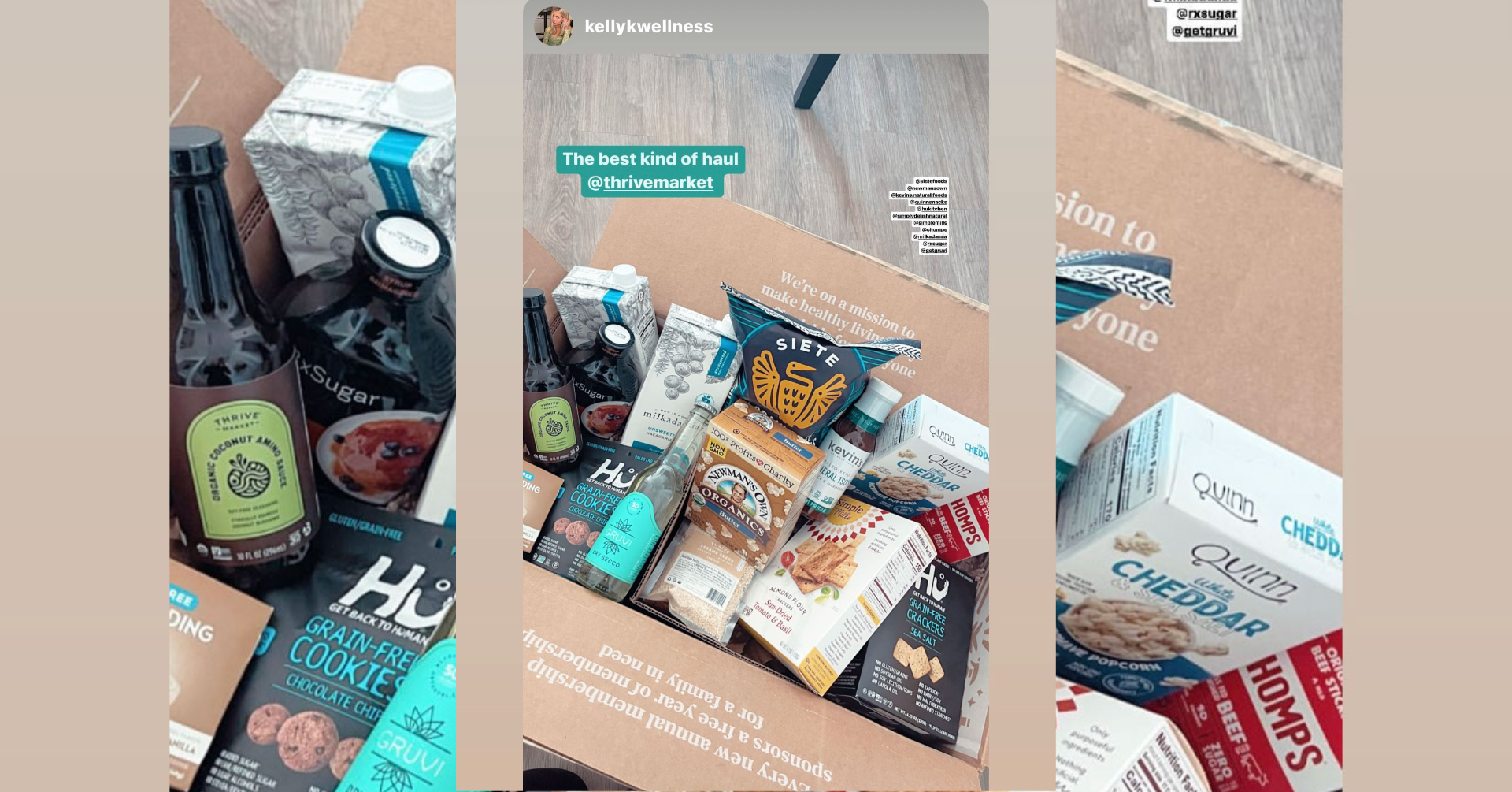 Kelly K Wellness & Her Thrive Market Package!