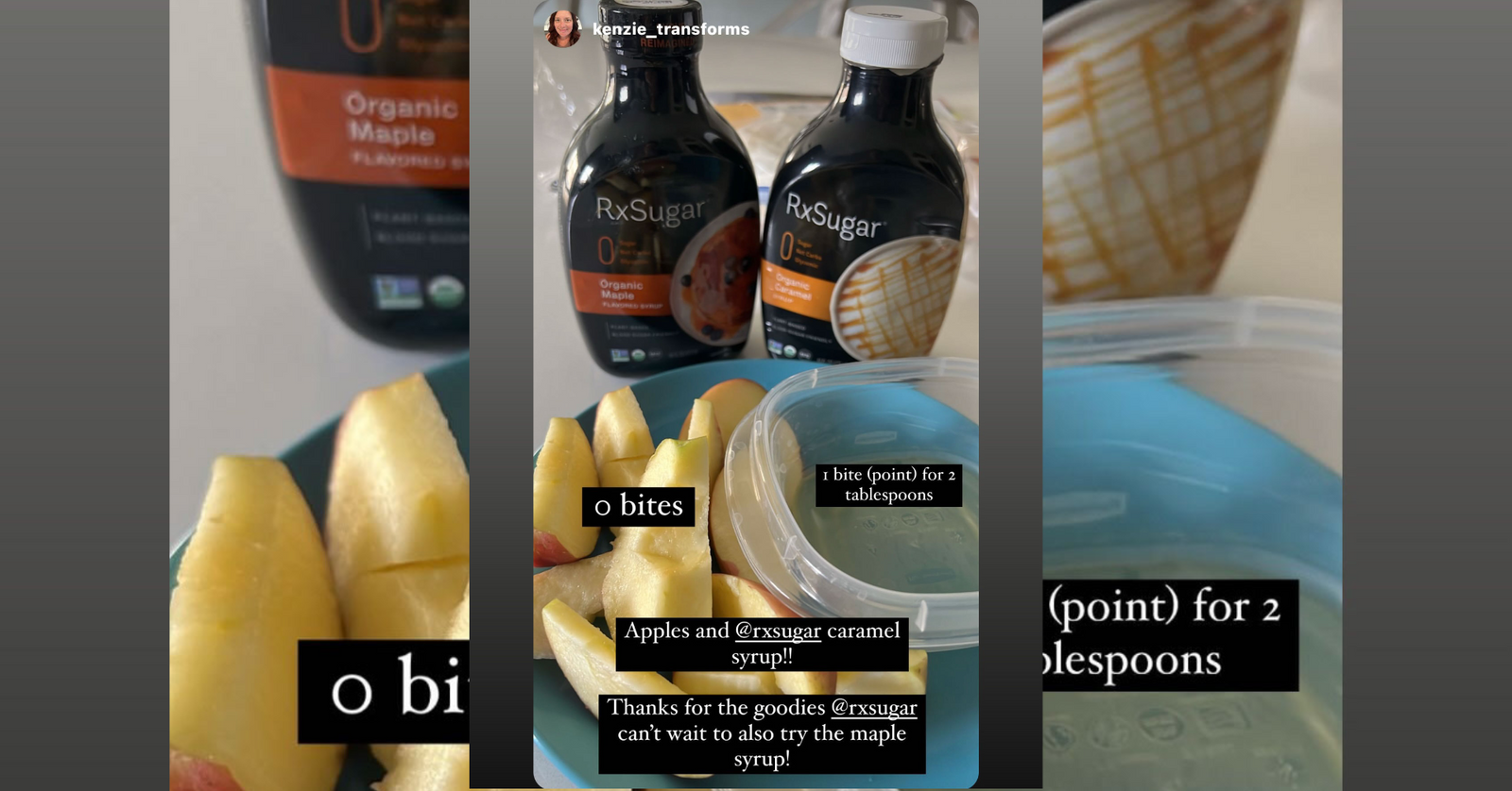 Kenzie Transitions & Her Caramel Apple Snack!