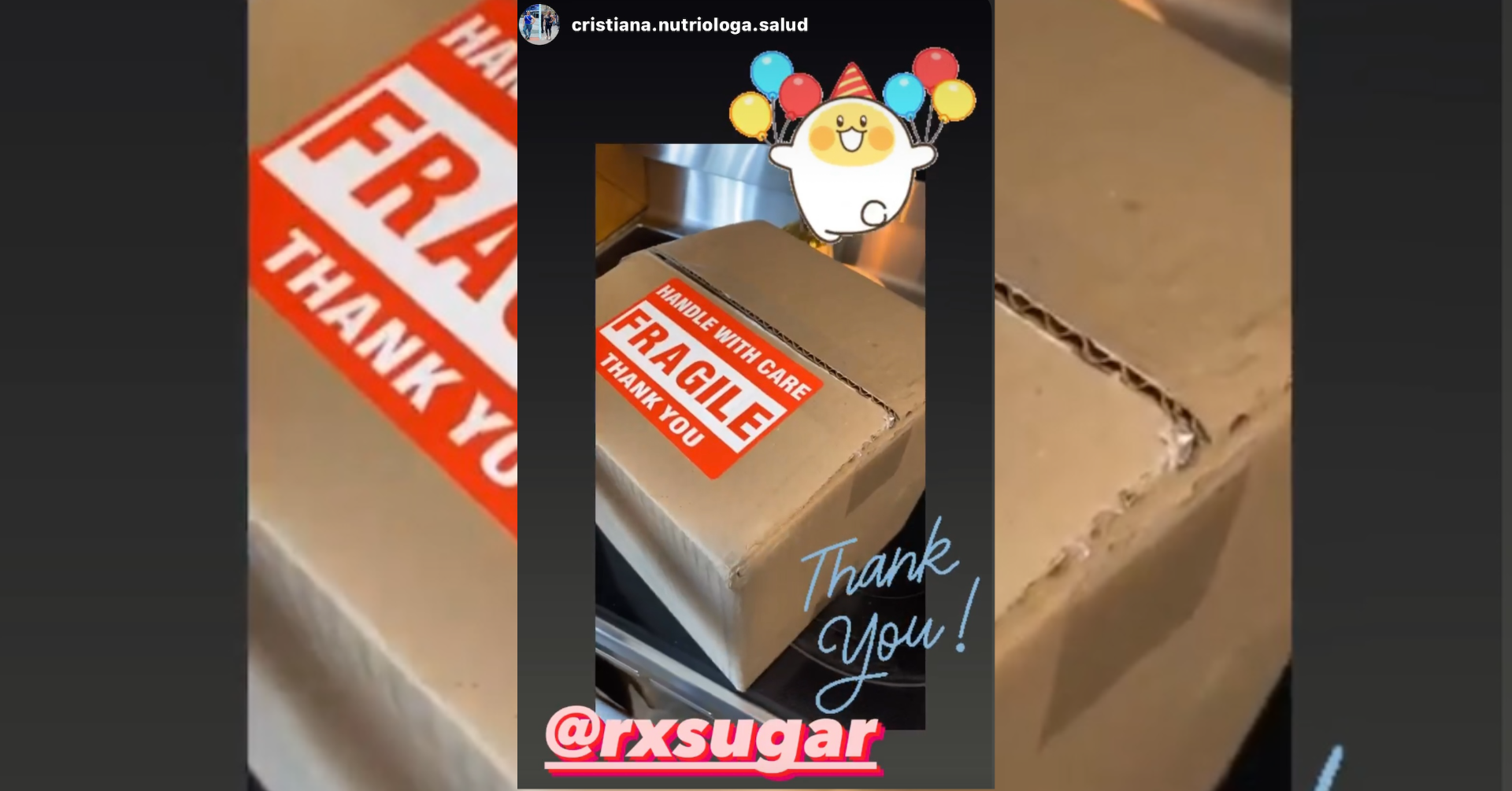 Cristiana Nutriologa Salud Loving Her New RxSugar Package