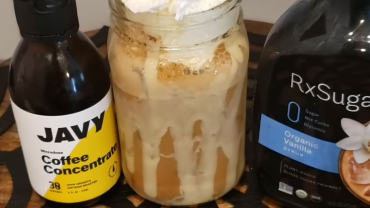 Keto Wizzard Loving Her RxSugar Vanilla In Her Iced White Mocha