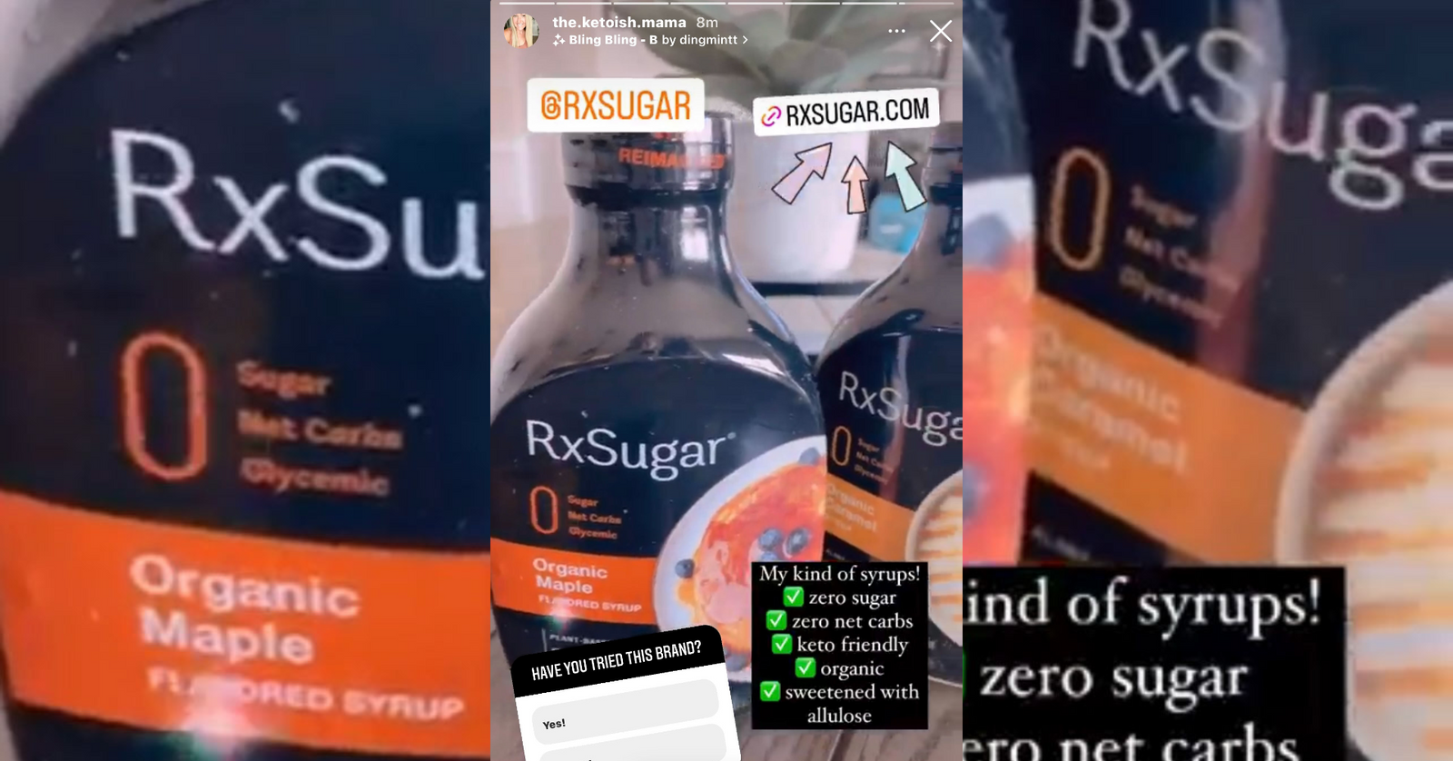 The Ketoish Mama Hyping Up Her RxSugar!