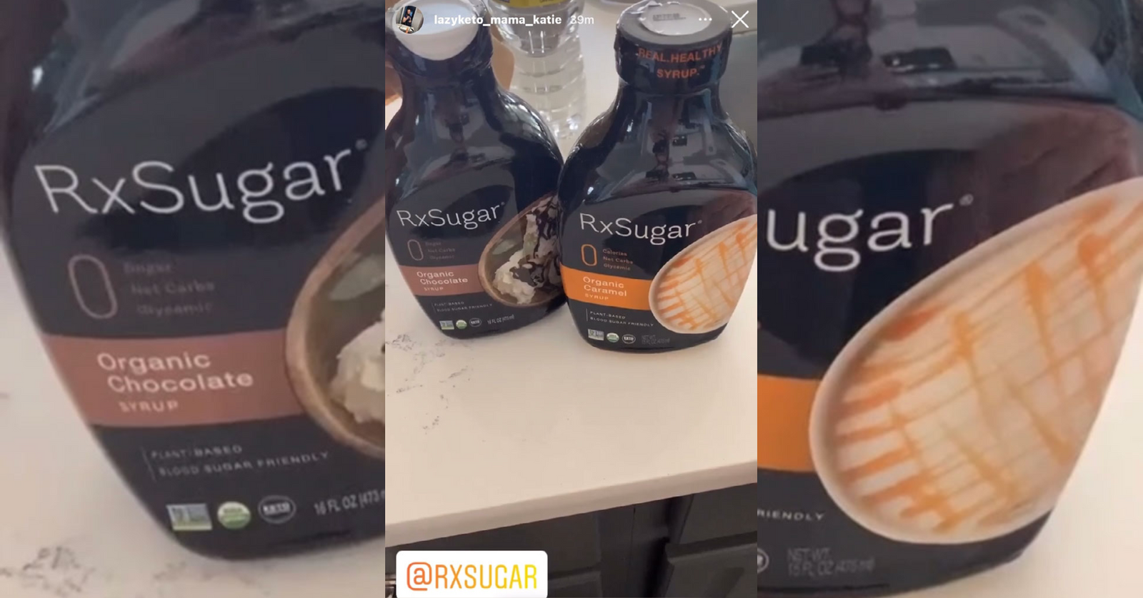 Lazy Keto Mama Katie Receiving Her New RxSugar Package