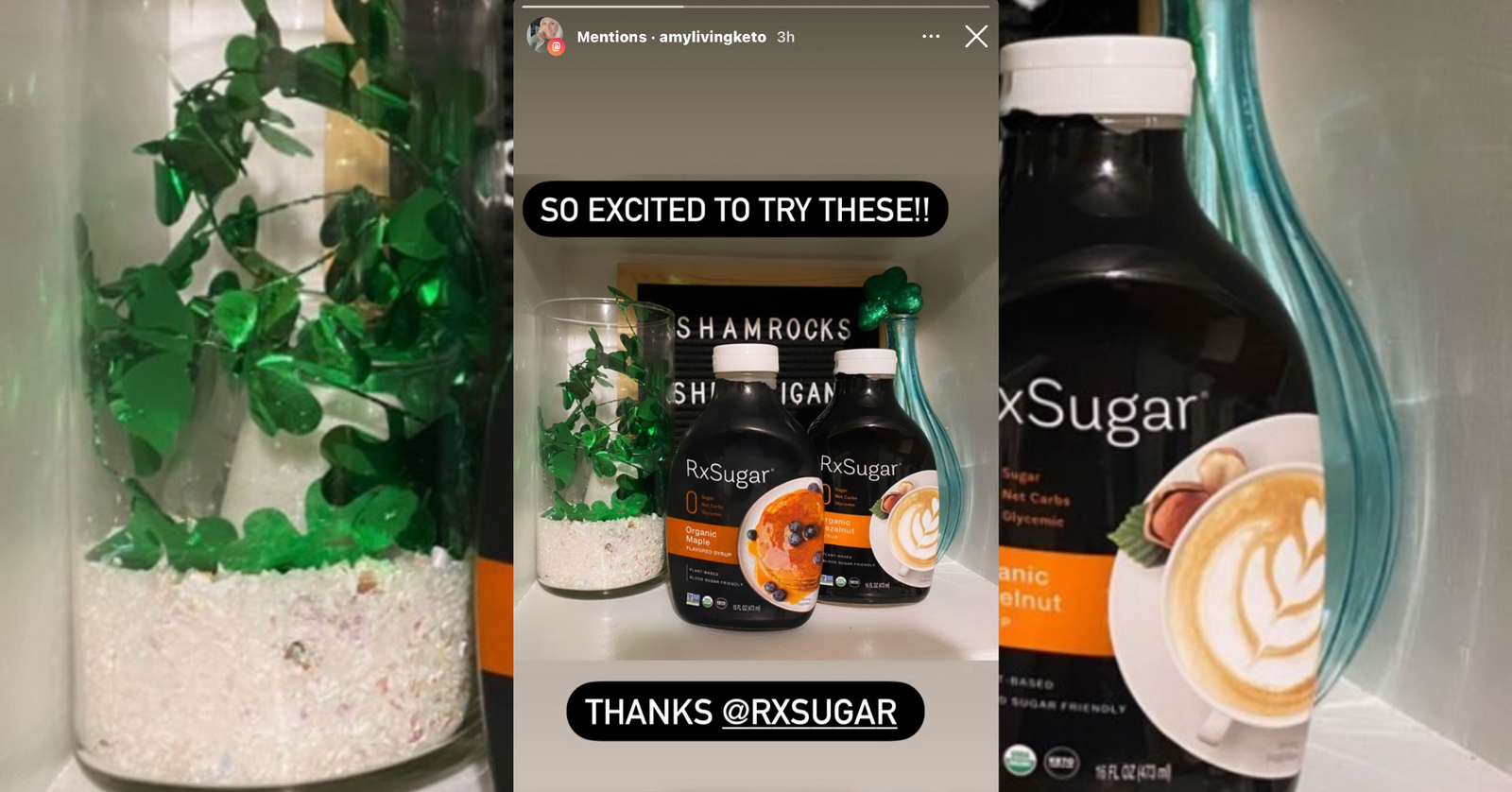 Amy Living Keto Loving Her New RxSugar On Her Waffle Stack!
