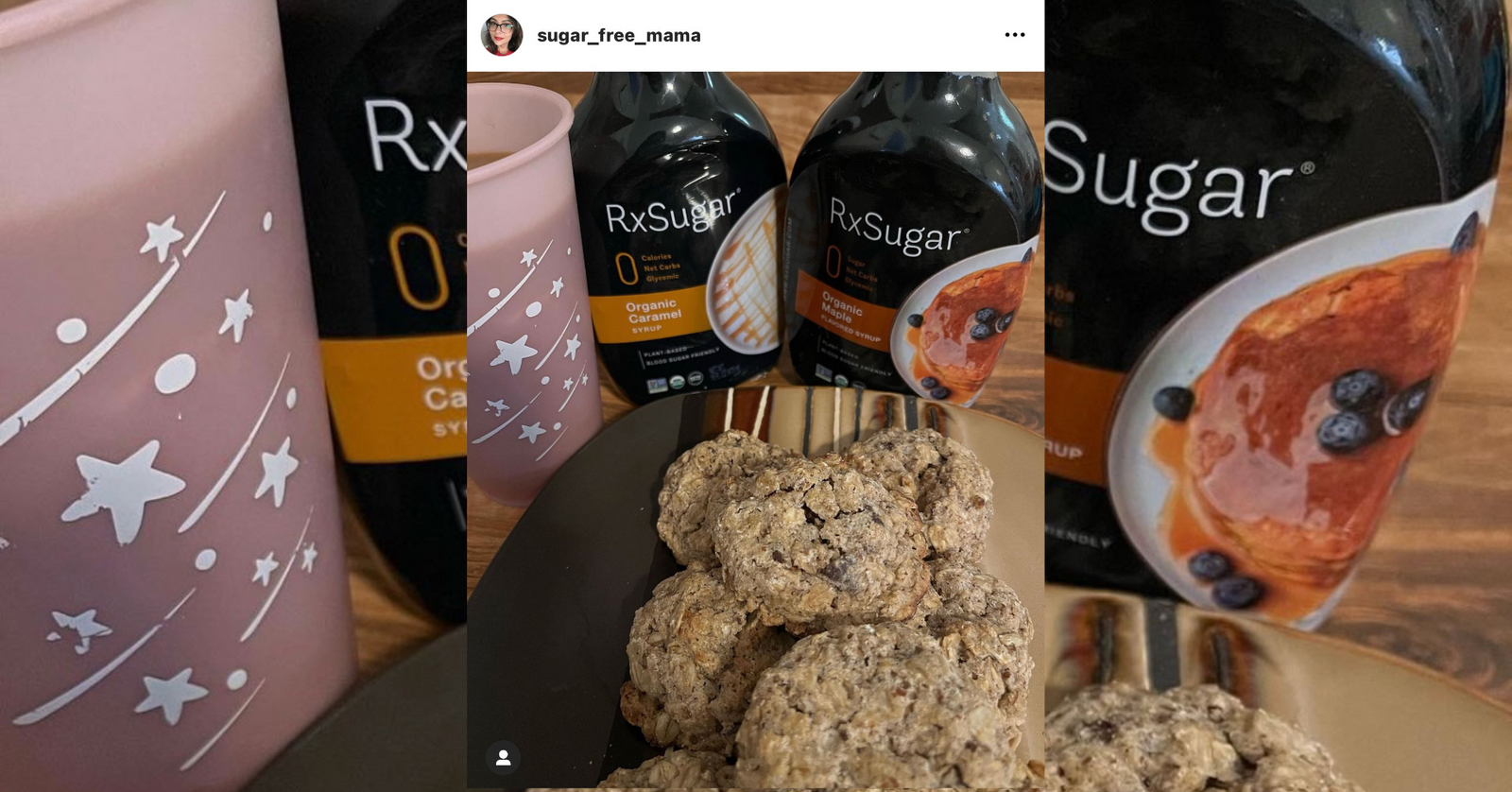 Sugar Free Mama Using Her RxSugar In Her Cookie Recipe & Caramel In Her Coffee