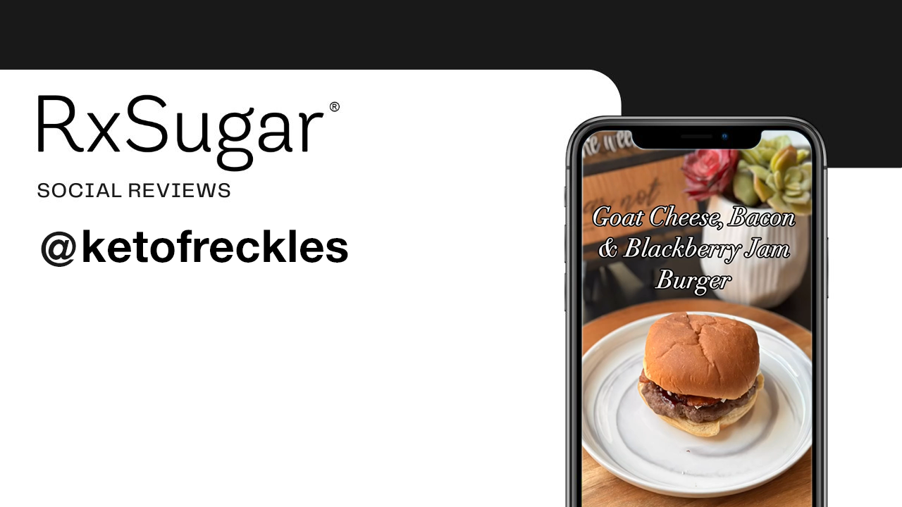 Goat Cheese, Bacon & Blackberry Jam Burger by @Ketofreckles