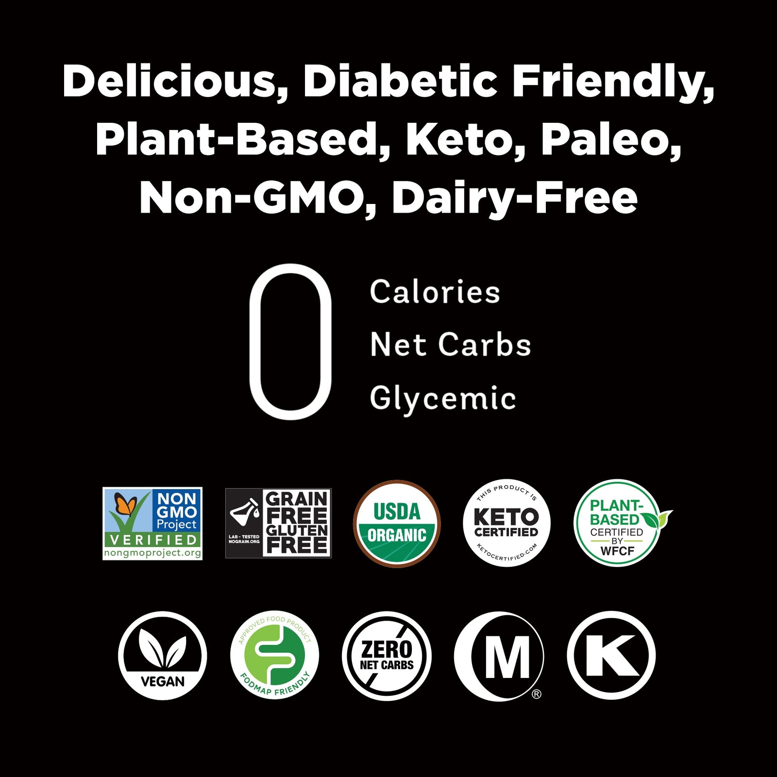 RxSugar Organic Liquid Sugar - Certifications