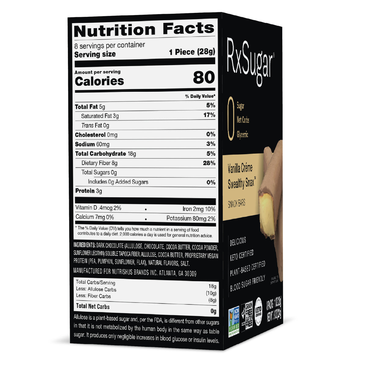 RxSugar Vanilla Créme Swealthy Snax