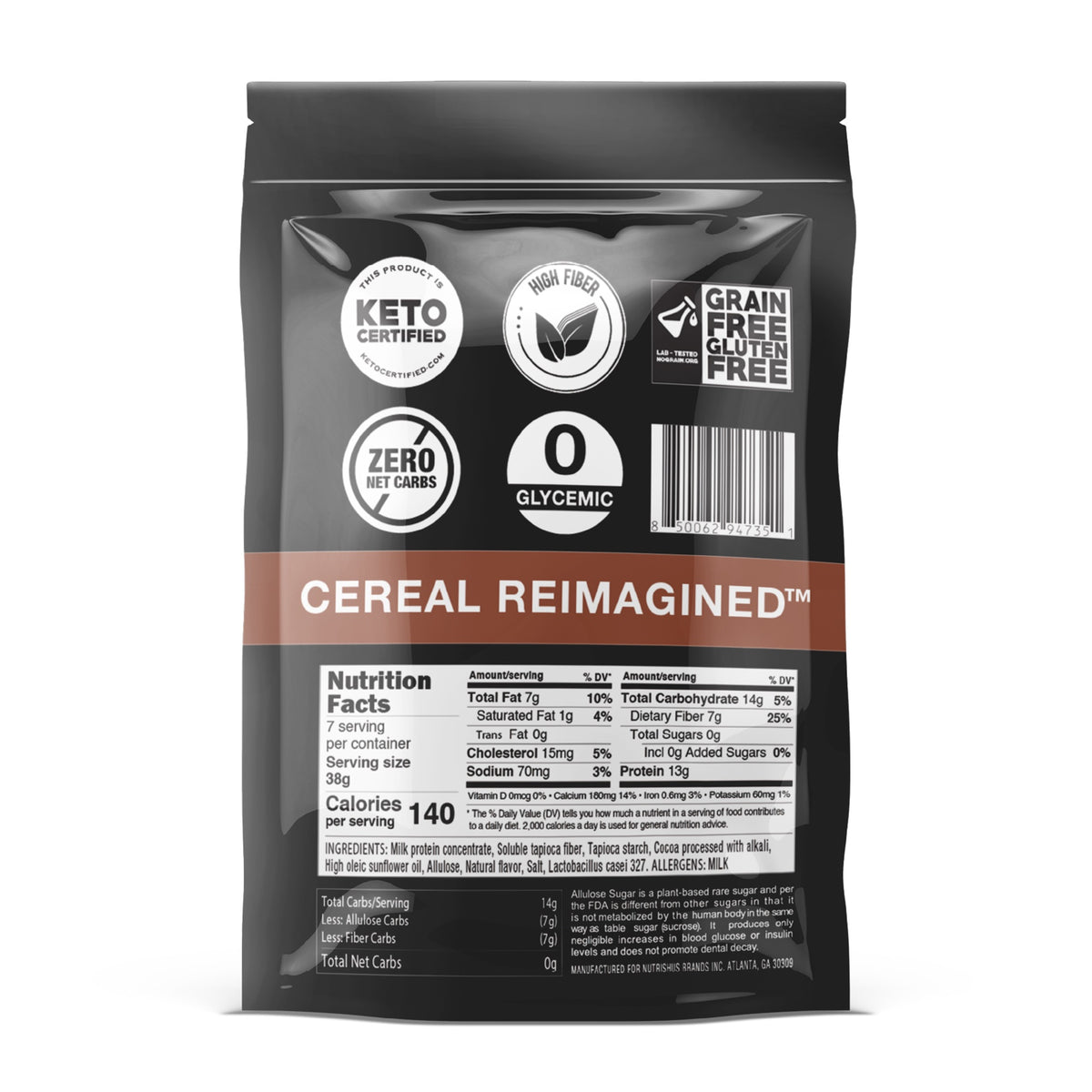 RxSugar Cereal Pro Cocoa Crunch